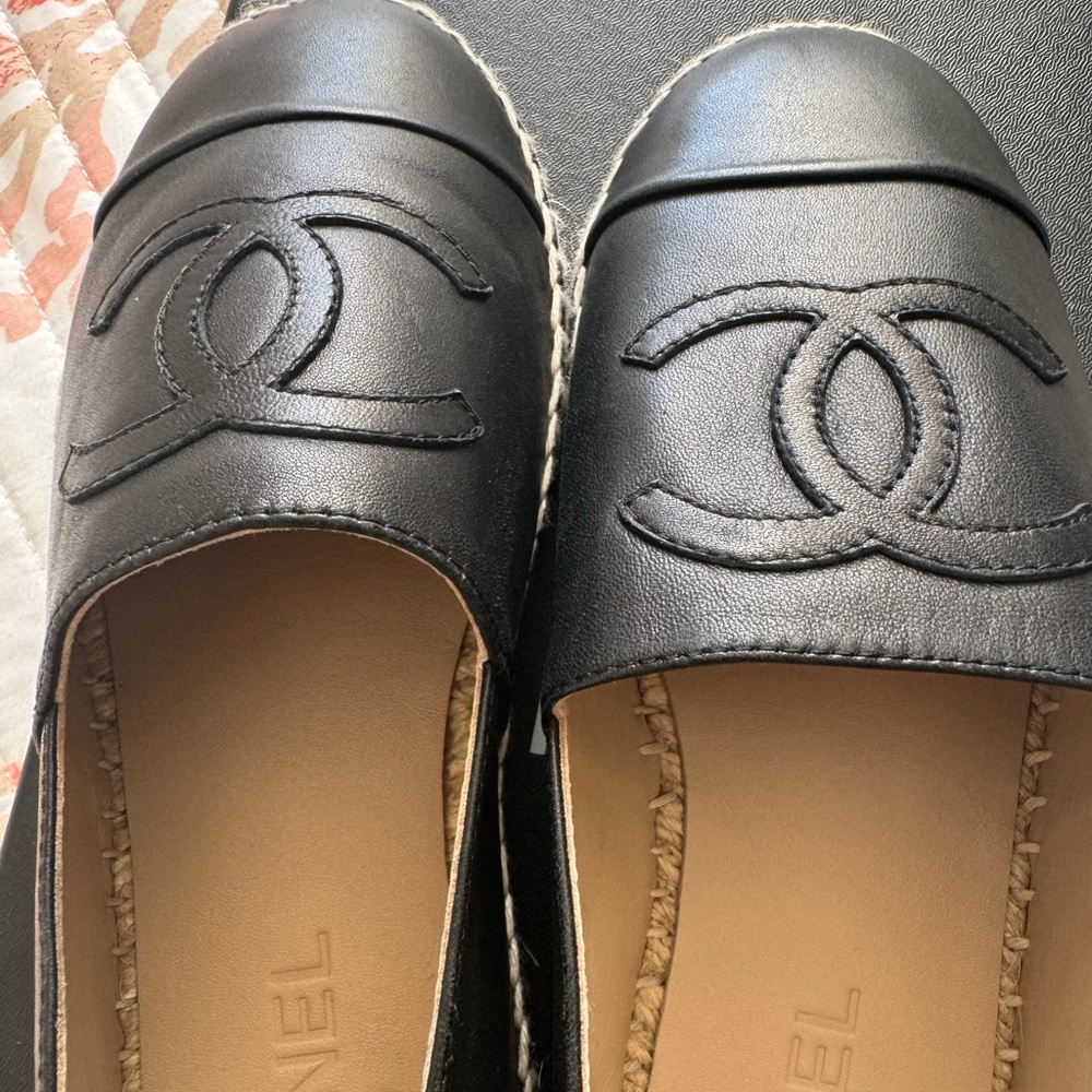 Brand New!Chanel Black Espadrilles size 40 - Picture 6 of 10